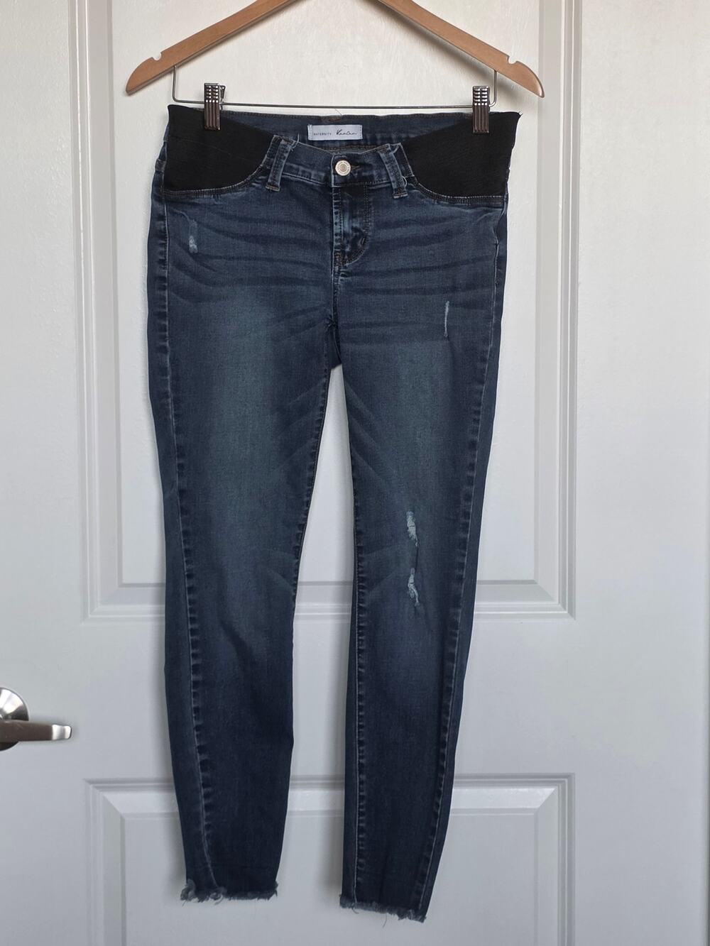 Kancan Distressed Maternity Jeans